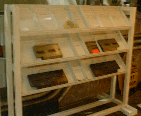 Die storage rack